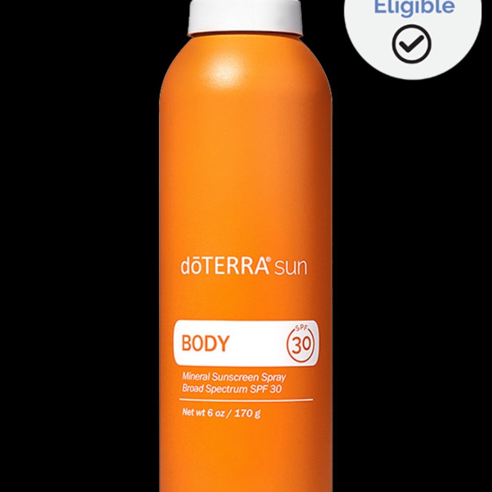 NEW DoTerra Sun Body Mineral Sunscreen Spray SPF 30 6oz - Sealed